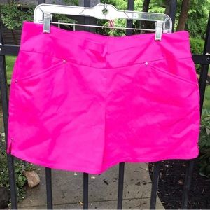 INC. Hot pink pull-on shorts
